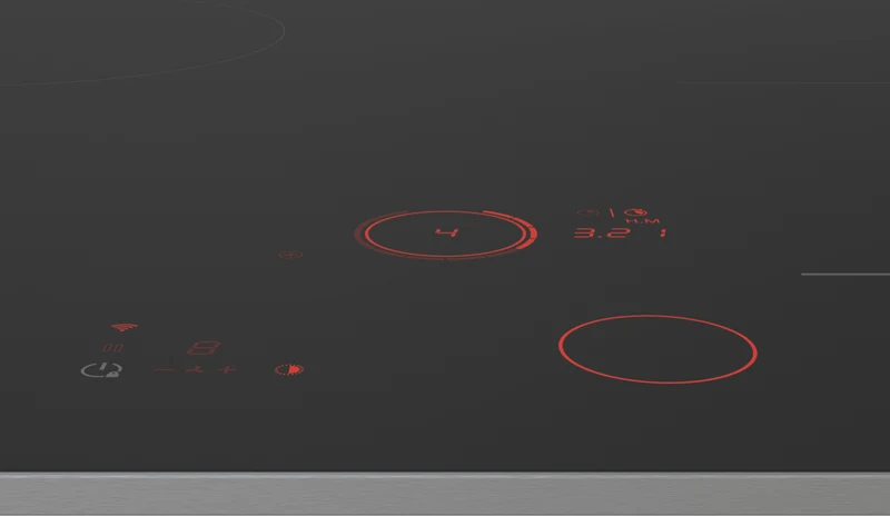ASKO 80cm 4 Zone Celsius Induction Cooktop - Black