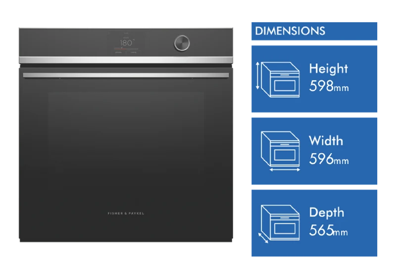 Fisher & Paykel 60cm Series 9 Contemporary Pyrolytic Oven