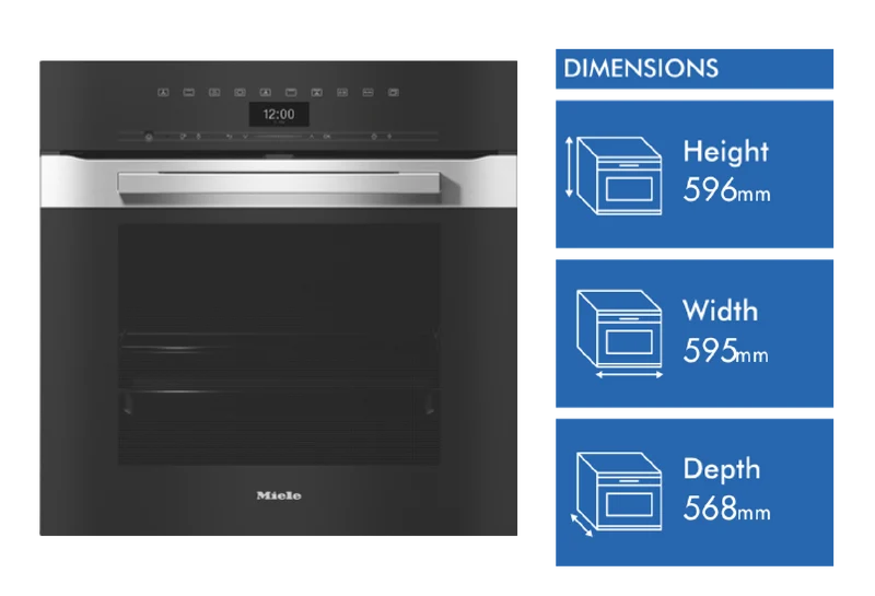 Miele 60cm 2in1 Combi Steam Oven with Rapid Cooling and Crisp Function CleanSteel