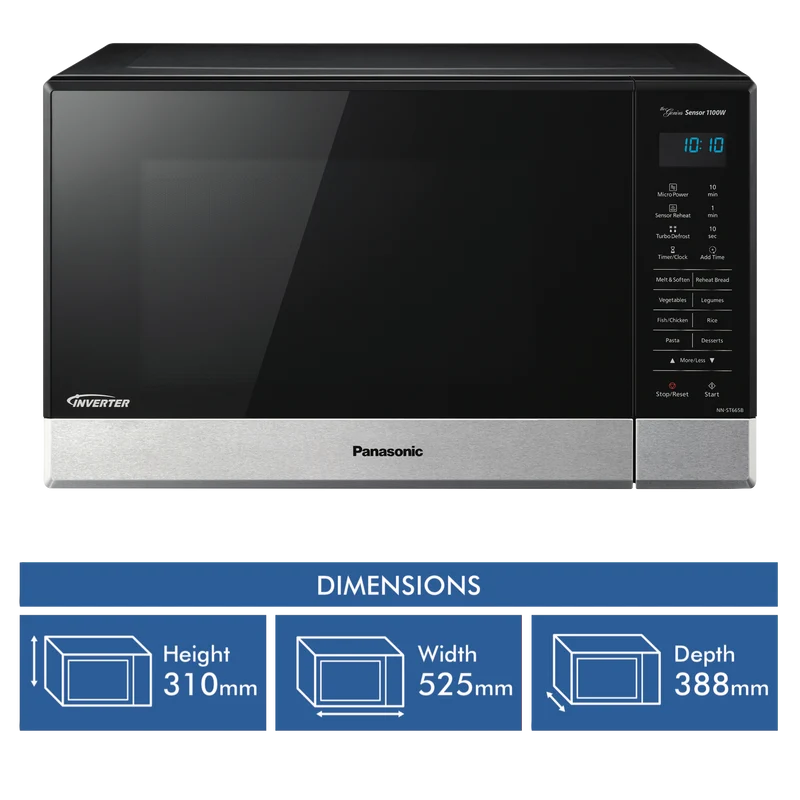 Panasonic 32L 1100W Microwave Metal