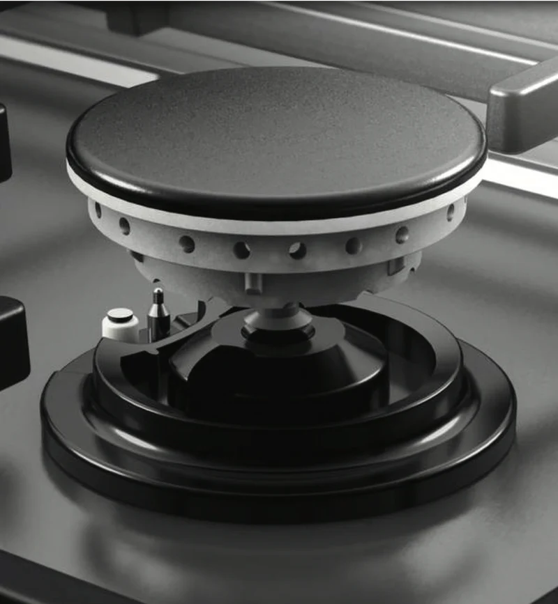 ASKO 60cm 4 Burner Gas Cooktop - Graphite Black