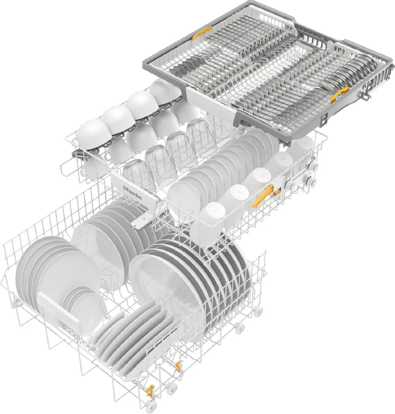 Miele 60cm Semi-Integrated Dishwasher with AutoOpen Drying CleanSteel Fascia