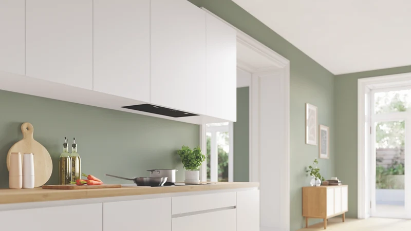 Bosch Series 6 70cm Integrated Rangehood, Black
