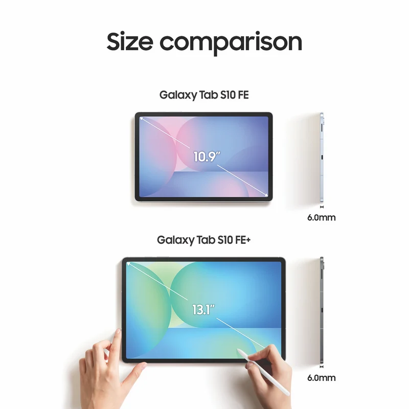 Samsung Tab S10 FE+ Wi-Fi 8GB 128GB - Silver