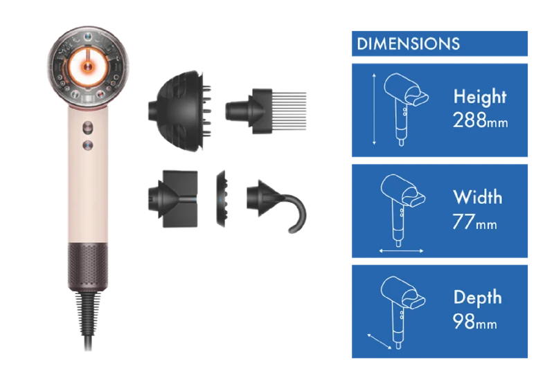 Dyson Supersonic Hair Dryer Nural Ceramic Pink / Rose Gold