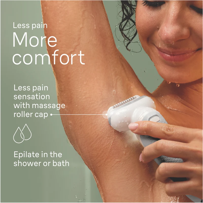 Braun Silk-Epil 9 Epilator Wet And Dry Silver