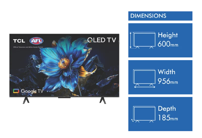 TCL 43" P7K QLED Google TV 2025