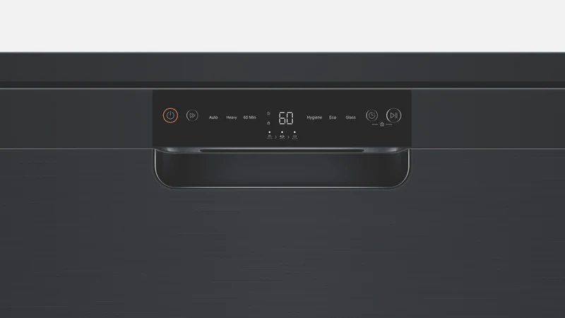 Haier 300 Series Freestanding Dishwasher - Black