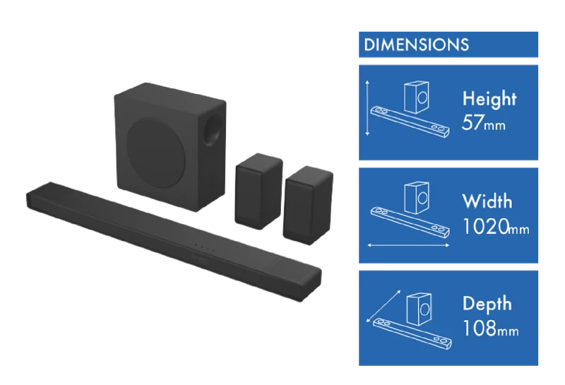 Hisense 5.1.4Ch Dolby Atmos Soundbar