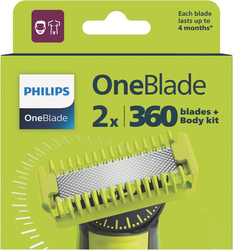 Philips OneBlade Body Kit With 360 Blades