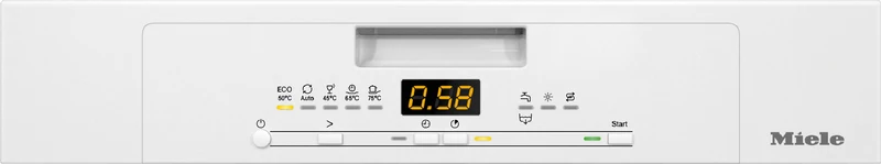 Miele 60cm Built-Under Dishwasher with QuickPowerWash Brilliant White