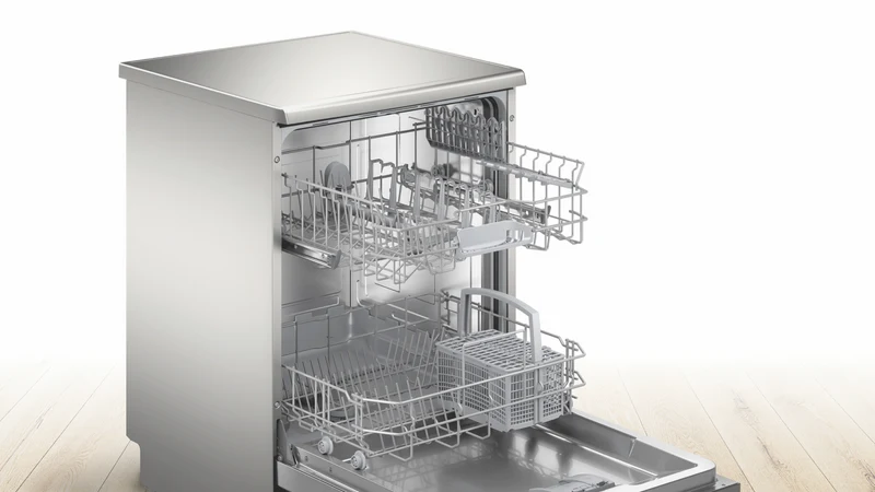 Bosch Series 2 Freestanding Dishwasher Stainless Steel