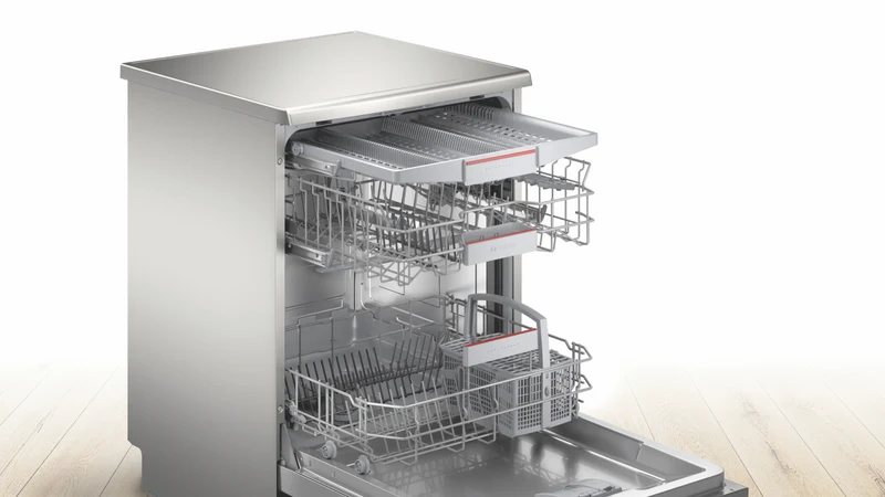 Bosch Series 4 Freestanding Dishwasher Stainless Steel