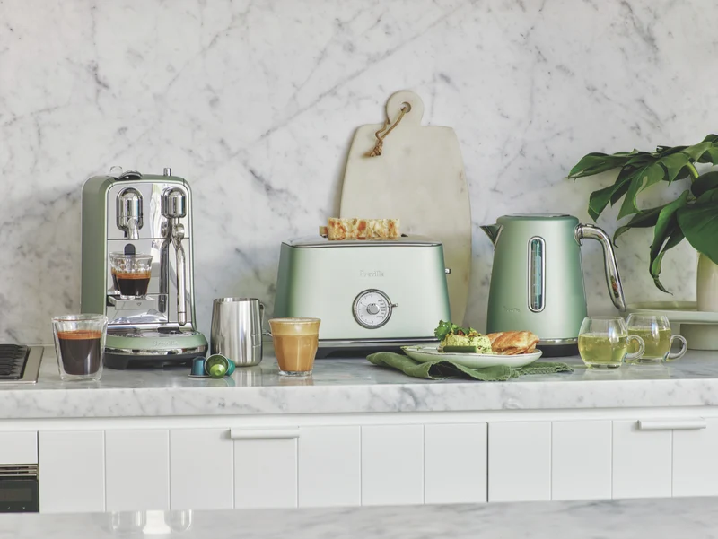 Breville The Soft Top Luxe Pistachio Sorbet Kettle