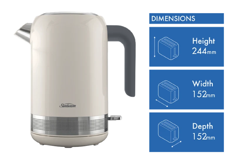 Sunbeam Simply Shine Kettle Cream