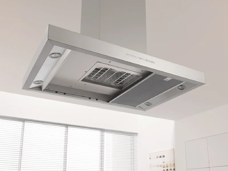 Miele 90cm Wall-Mounted Canopy Rangehood, Stainless Steel