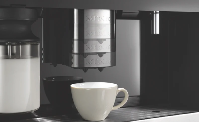 Miele 45cm Built-In Coffee Machine with 2 Bean Containers Obsidian Black
