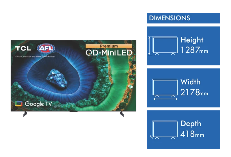 TCL 98" C855 QD-MiniLED Google TV 24