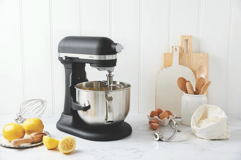 KitchenAid 6.6L Artisan Bowl Lift Mixer Cast Iron Black