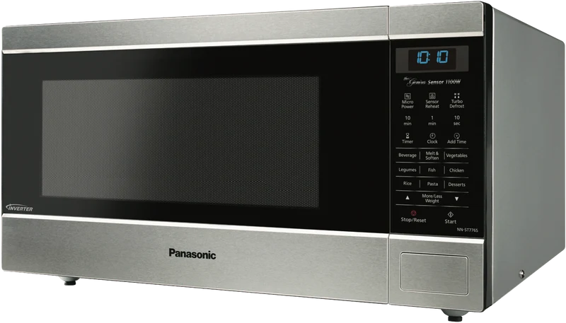 Panasonic 44L 1100W Inverter Sensor Microwave Oven Stainless Steel