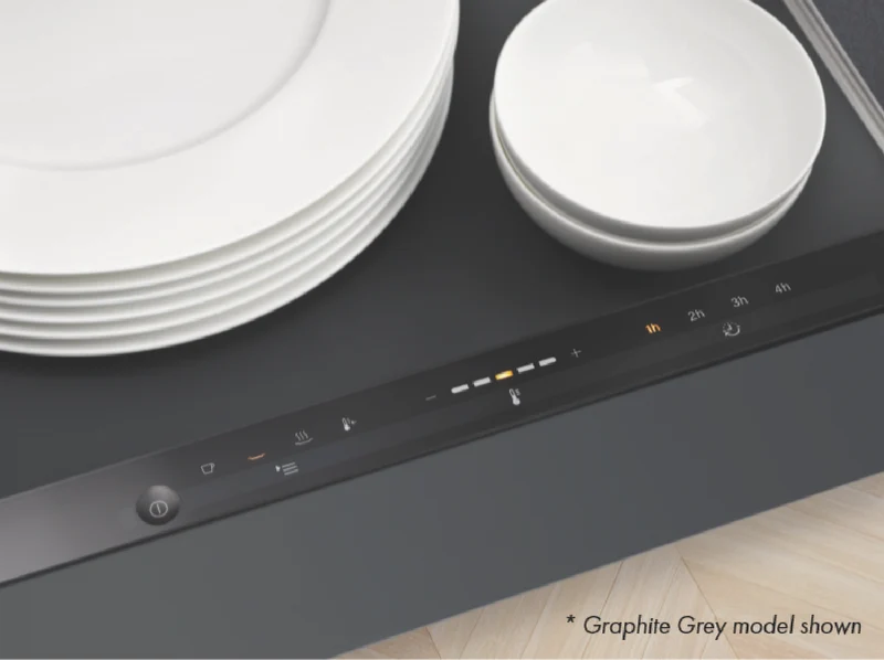 Miele 29cm Gourmet Warming Drawer Obsidian Black