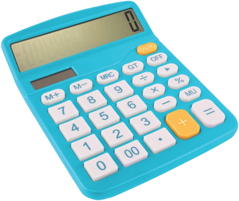 Crest Desktop Calculator (Blue)