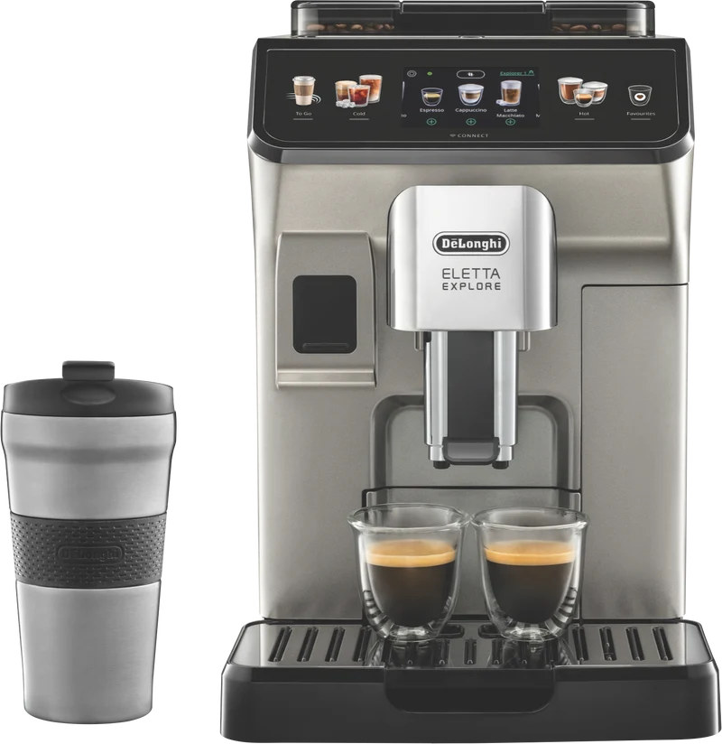DeLonghi Eletta Explore Wifi Connect Titan Coffee Machine