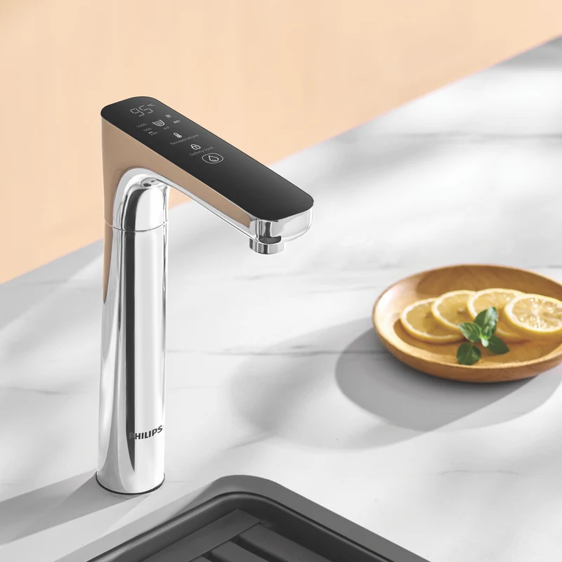 Philips RO Tap Water Station with Aquaporin Inside, Ambient and Hot, Chrome