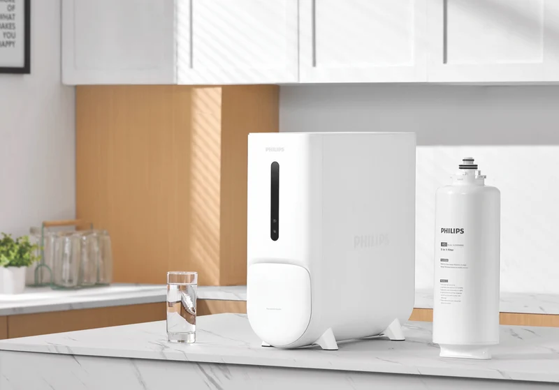 Philips RO Tap Water Station with Aquaporin Inside, Ambient and Hot, Chrome