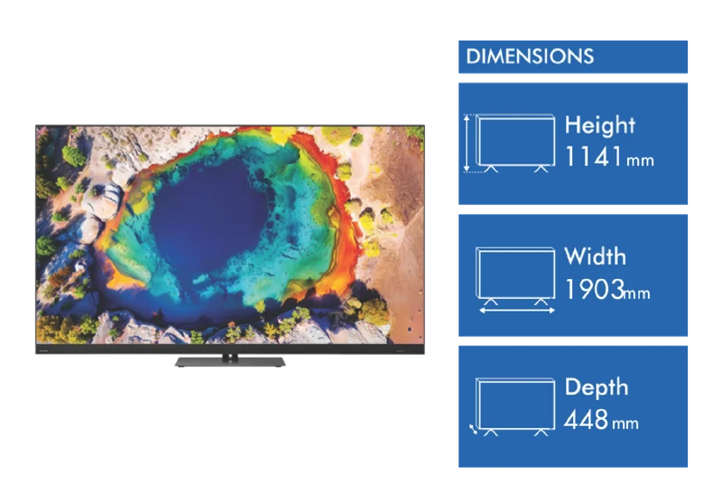 Toshiba 85" Z870NP Series 4K MiniLED Smart TV 2024