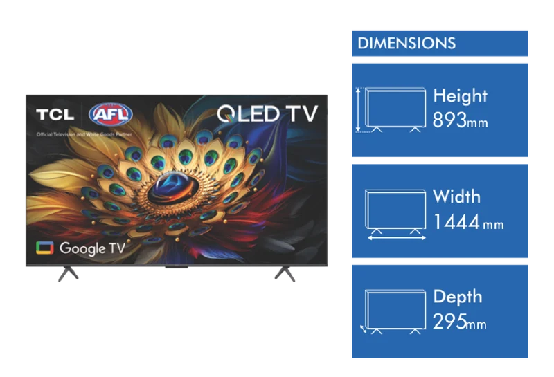 TCL 65" C655 QLED Google TV 24