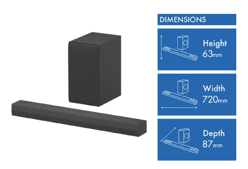 LG 2.1Ch 300W Soundbar