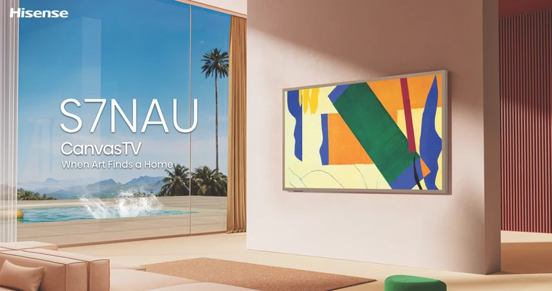 Hisense 55" Canvas S7NAU 4K QLED Smart TV 2024