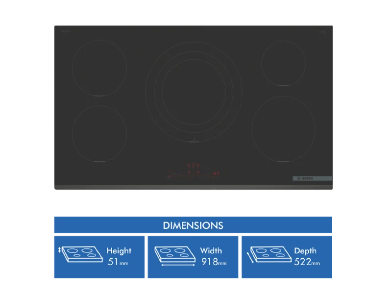 Bosch Series 6 90cm Induction Cooktop