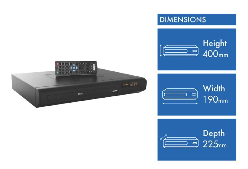 Laser DVD Player Multi-Region - HDMI, Composite Video and USB 2024