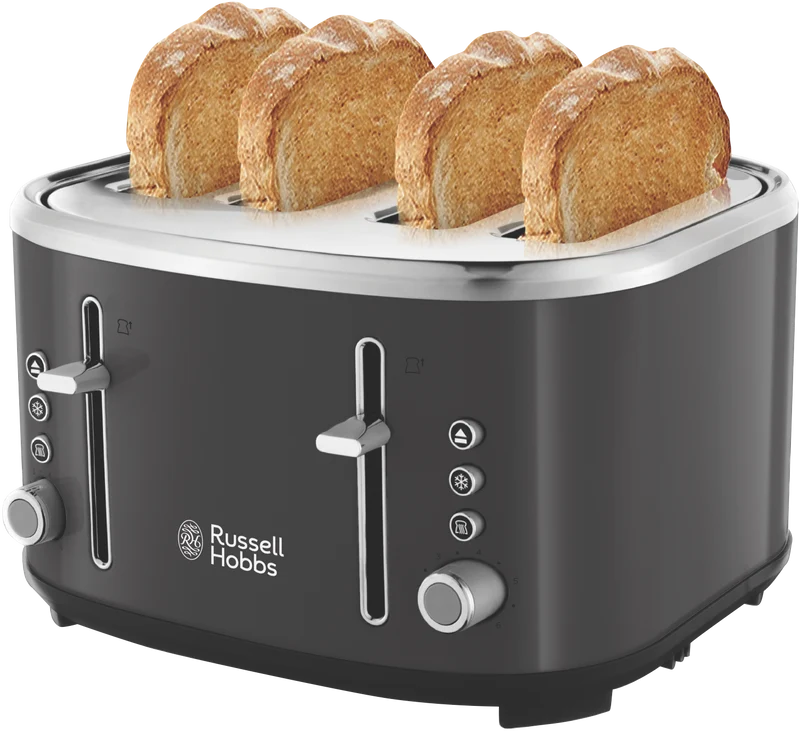 Russell Hobbs Legacy 4 Slice Toaster - Charcoal