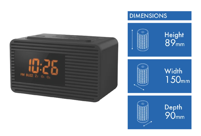 Panasonic Dual Alarm Clock Radio