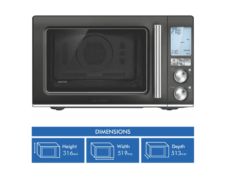 Breville 32L 1200W the Combi Wave 3 in 1 Convection Oven