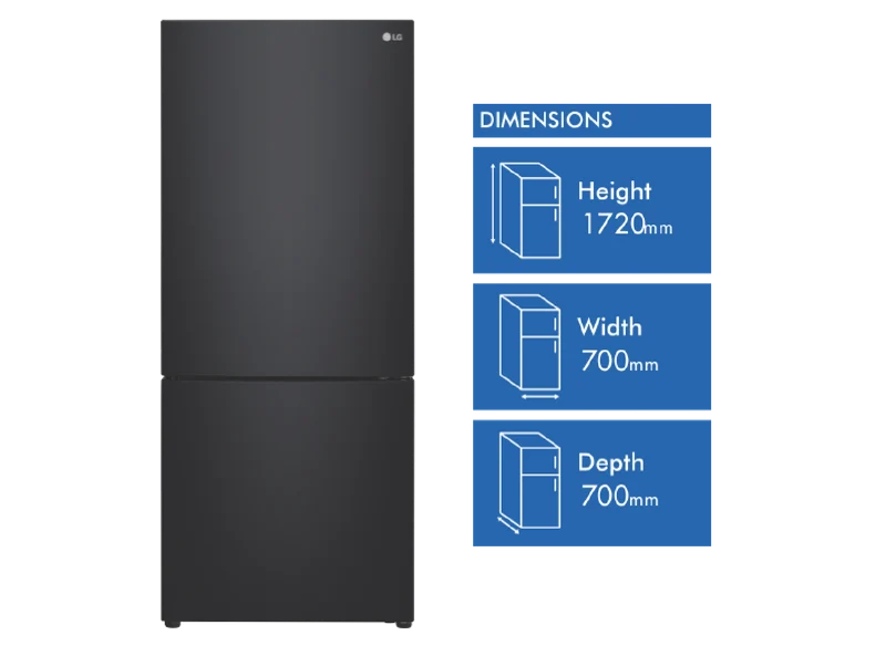 LG 420L Bottom Mount Refrigerator