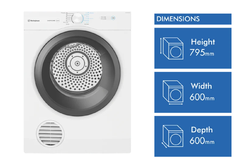 Westinghouse 6.5kg Vented Dryer