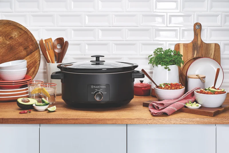 Russell Hobbs 7L Matte Black Slow Cooker