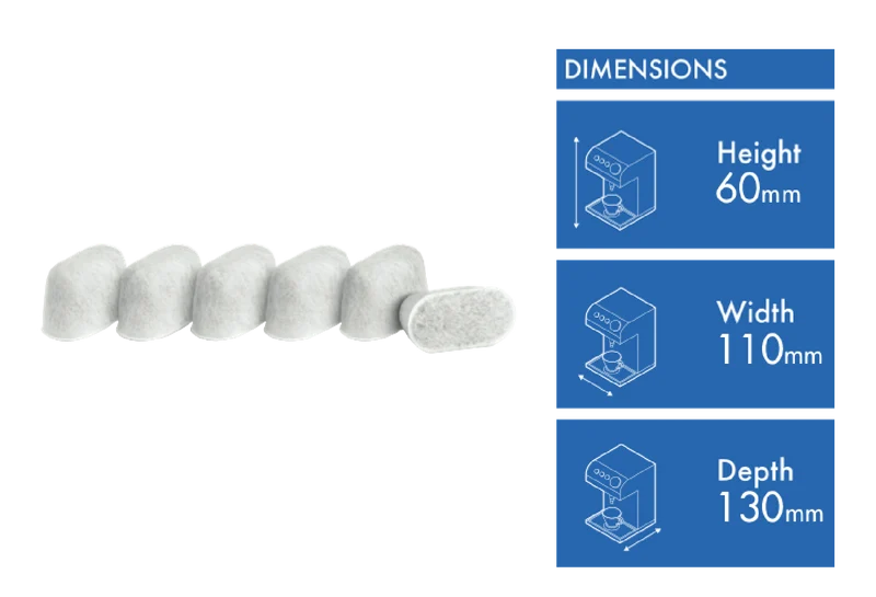 Breville Charcoal Water Filters 6 Pack
