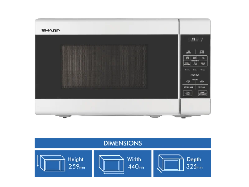 Sharp 20L 750W Microwave White