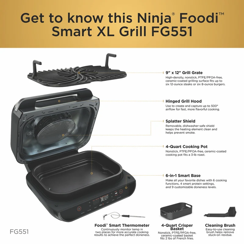 Ninja Foodi Smart XL Grill & Airfryer