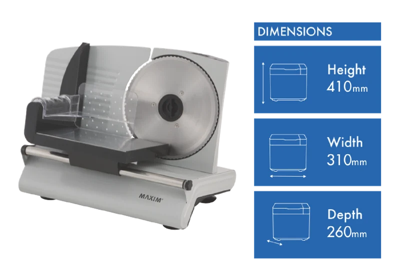 Maxim Electric Deli Style Food Slicer