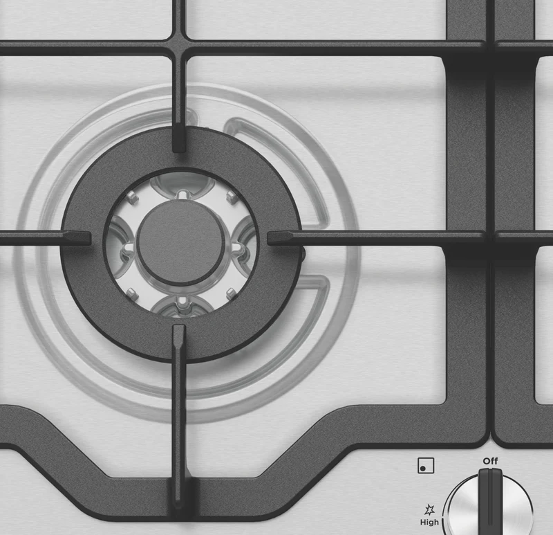 Westinghouse 60cm S/S Gas Cooktop