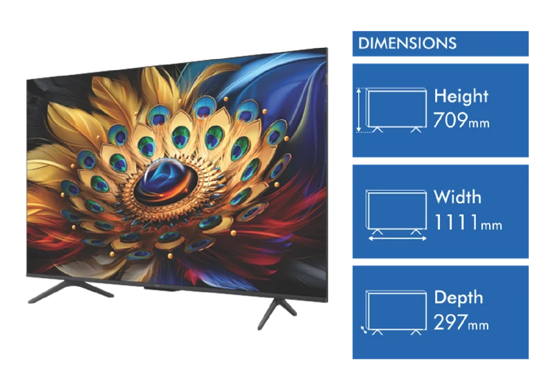 TCL 50" C655 QLED Google TV 24