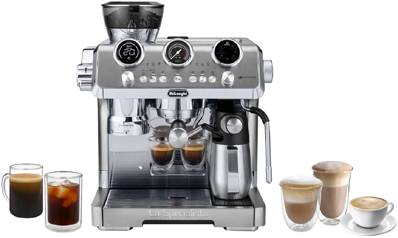 DeLonghi La Specialista Maestro 2.0 Cold Brew Manual Coffee Machine Metal