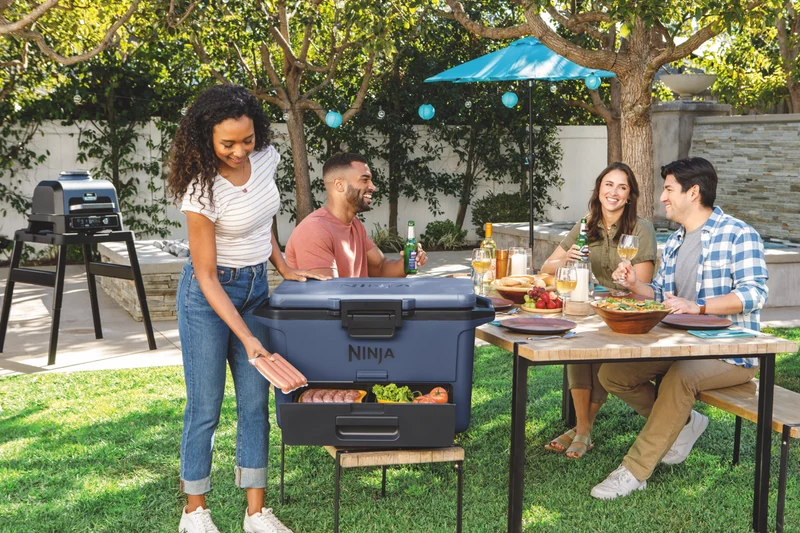 Ninja FrostVault 47L Hard Cooler with Dry Zone - Lakeshore Blue