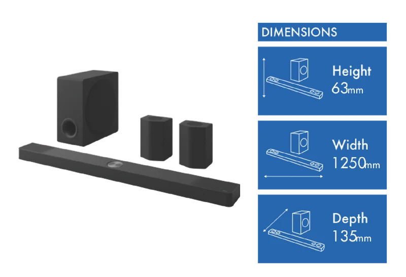 LG 9.1.5Ch 810W Dolby Atmos Soundbar